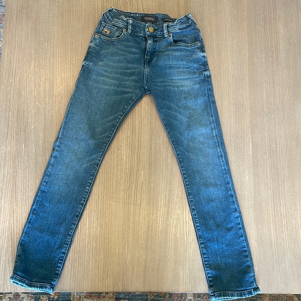 Size 8 Boys scotch and soda skinny jeans